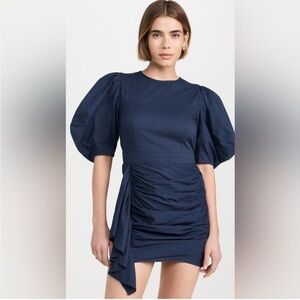Rhode PIA navy cotton dress xsmall
